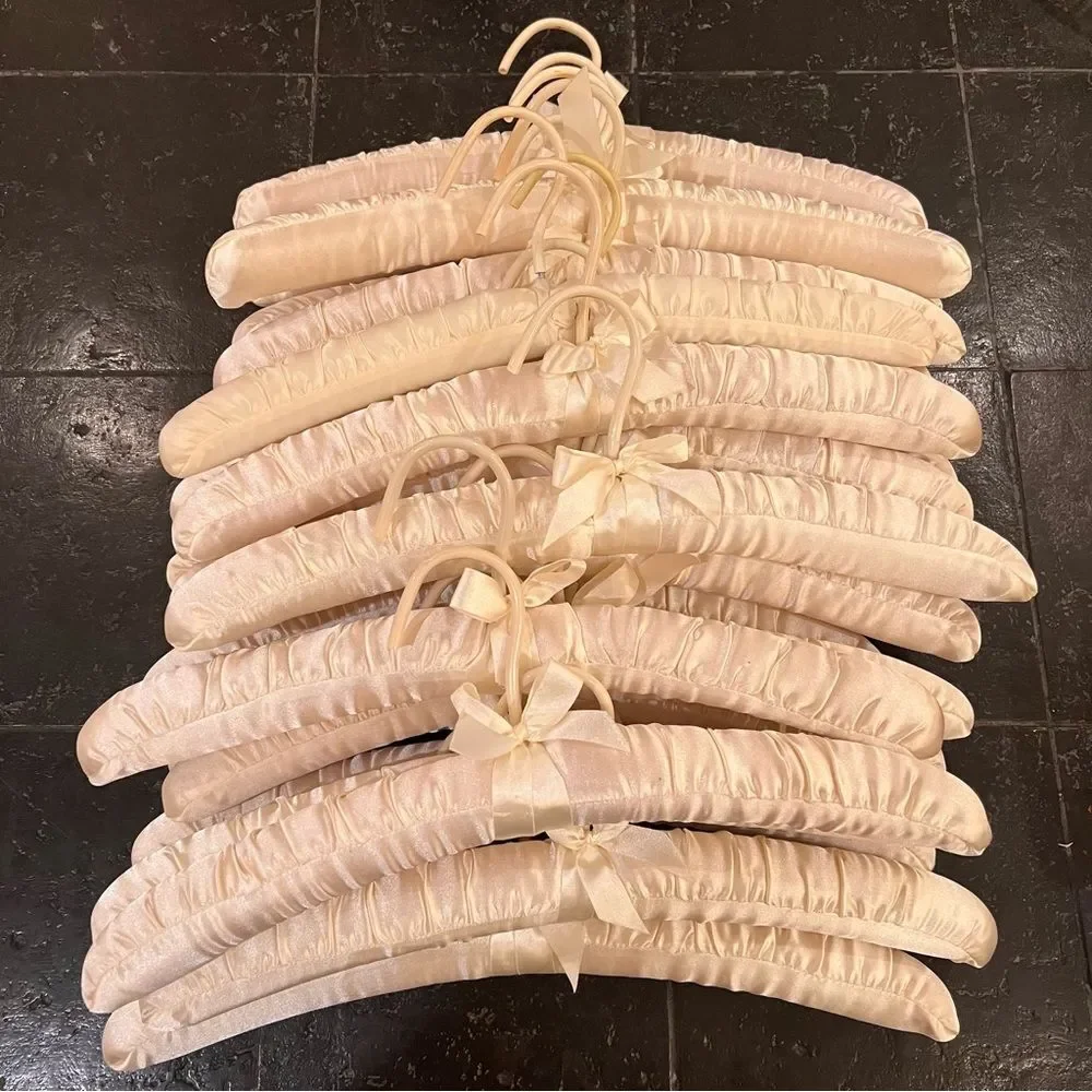 30 padded satin hangers for lingerie silk wool delicates